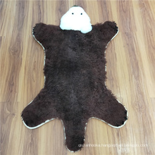 Genuine Lamb Fur Animal Shape Kids Sheepskin Rugs Bear Rug